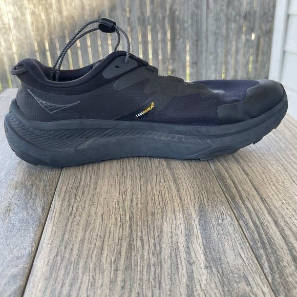 Hoka One Transport Wide Running Shoes Men 9.5 EE Black Trail Sneakers Gorpcore‎ main image 7